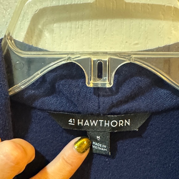 41 Hawthorn Navy Sleeveless Blouse - Picture 2 of 4